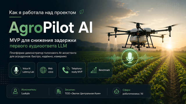 AgroPilot AI: разработка Voice AI MVP